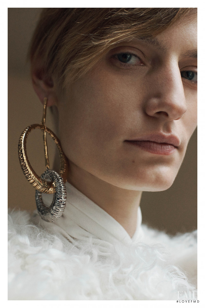 Veronika Kunz featured in  the Givenchy lookbook for Pre-Fall 2019