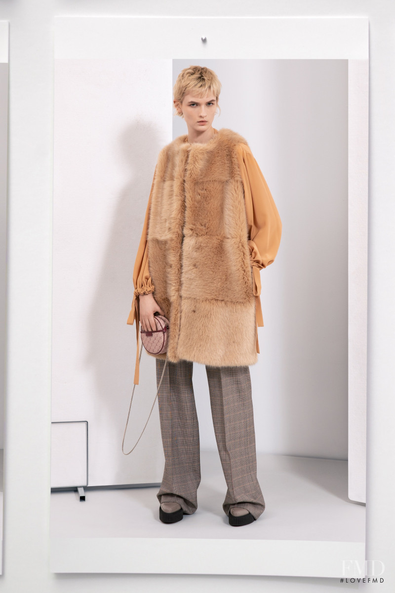 Lara Mullen featured in  the Stella McCartney lookbook for Pre-Fall 2019