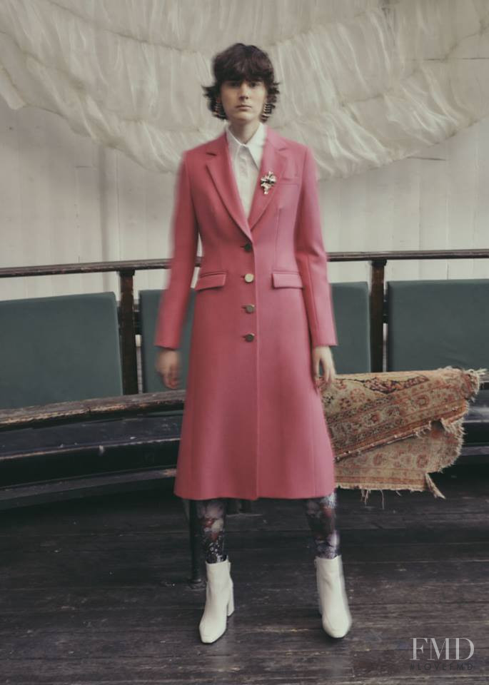 Jamily Meurer Wernke featured in  the Erdem fashion show for Pre-Fall 2019