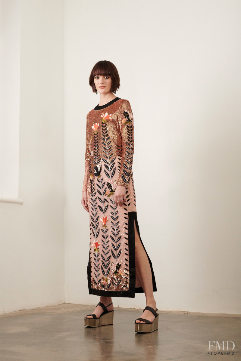 Sam Rollinson featured in  the Temperley London lookbook for Pre-Fall 2019