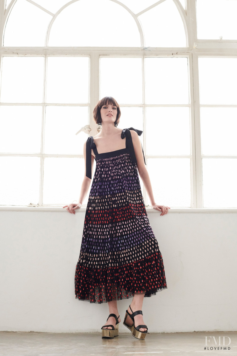 Sam Rollinson featured in  the Temperley London lookbook for Pre-Fall 2019