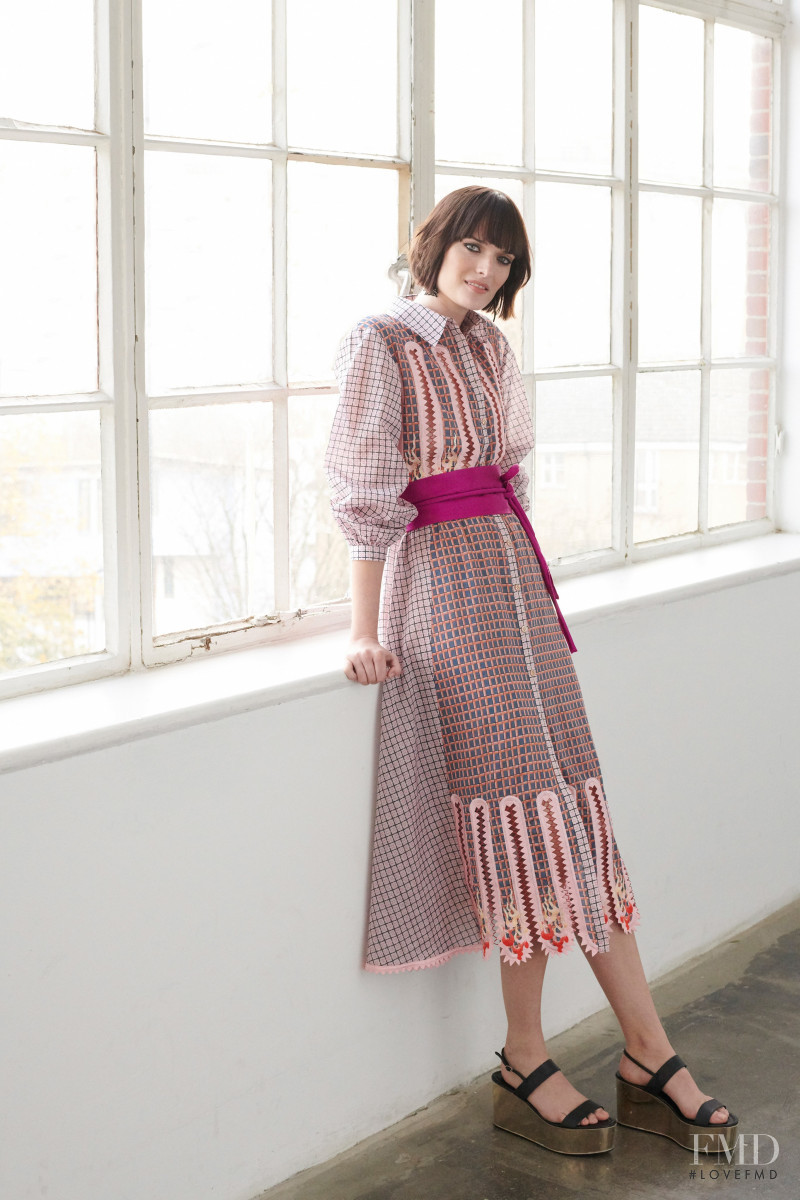 Sam Rollinson featured in  the Temperley London lookbook for Pre-Fall 2019