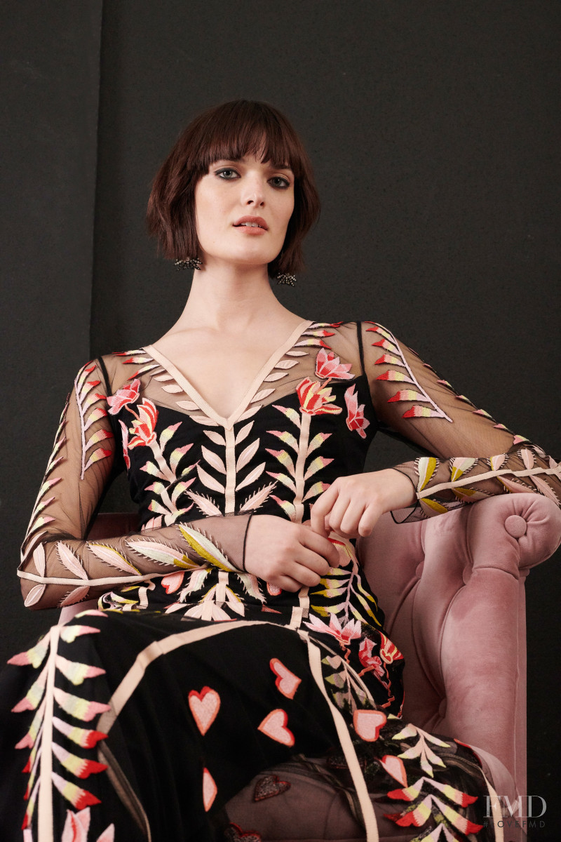 Sam Rollinson featured in  the Temperley London lookbook for Pre-Fall 2019