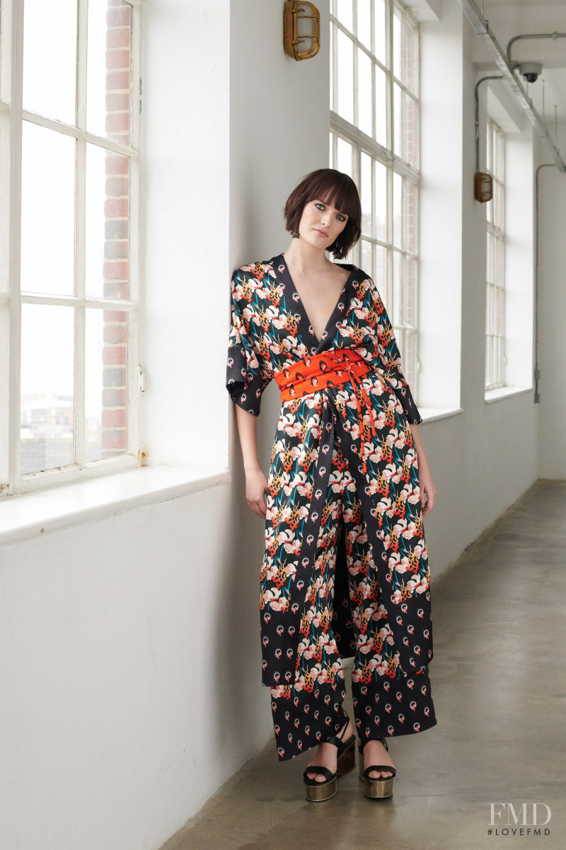 Sam Rollinson featured in  the Temperley London lookbook for Pre-Fall 2019