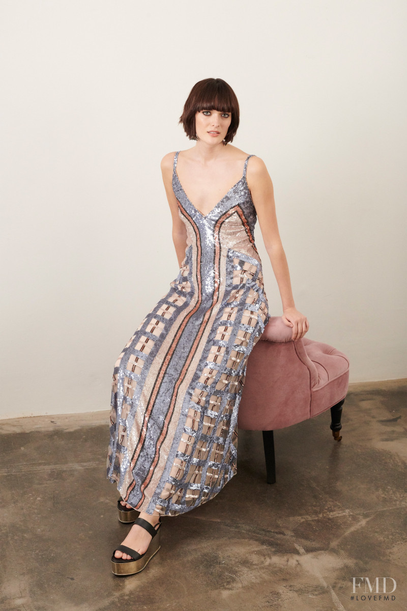 Sam Rollinson featured in  the Temperley London lookbook for Pre-Fall 2019