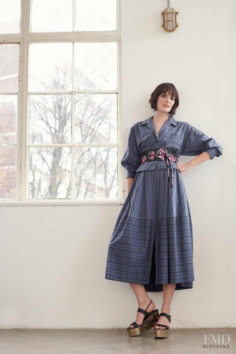 Sam Rollinson featured in  the Temperley London lookbook for Pre-Fall 2019