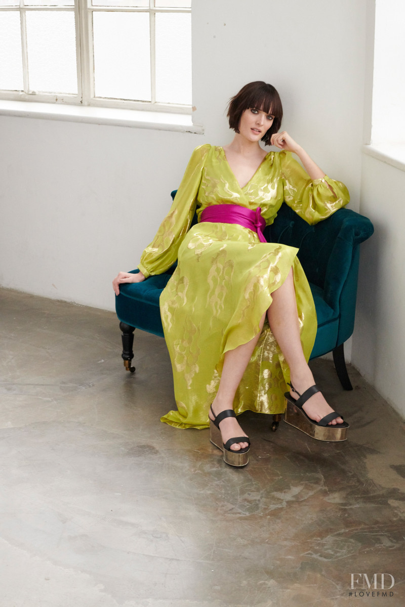Sam Rollinson featured in  the Temperley London lookbook for Pre-Fall 2019