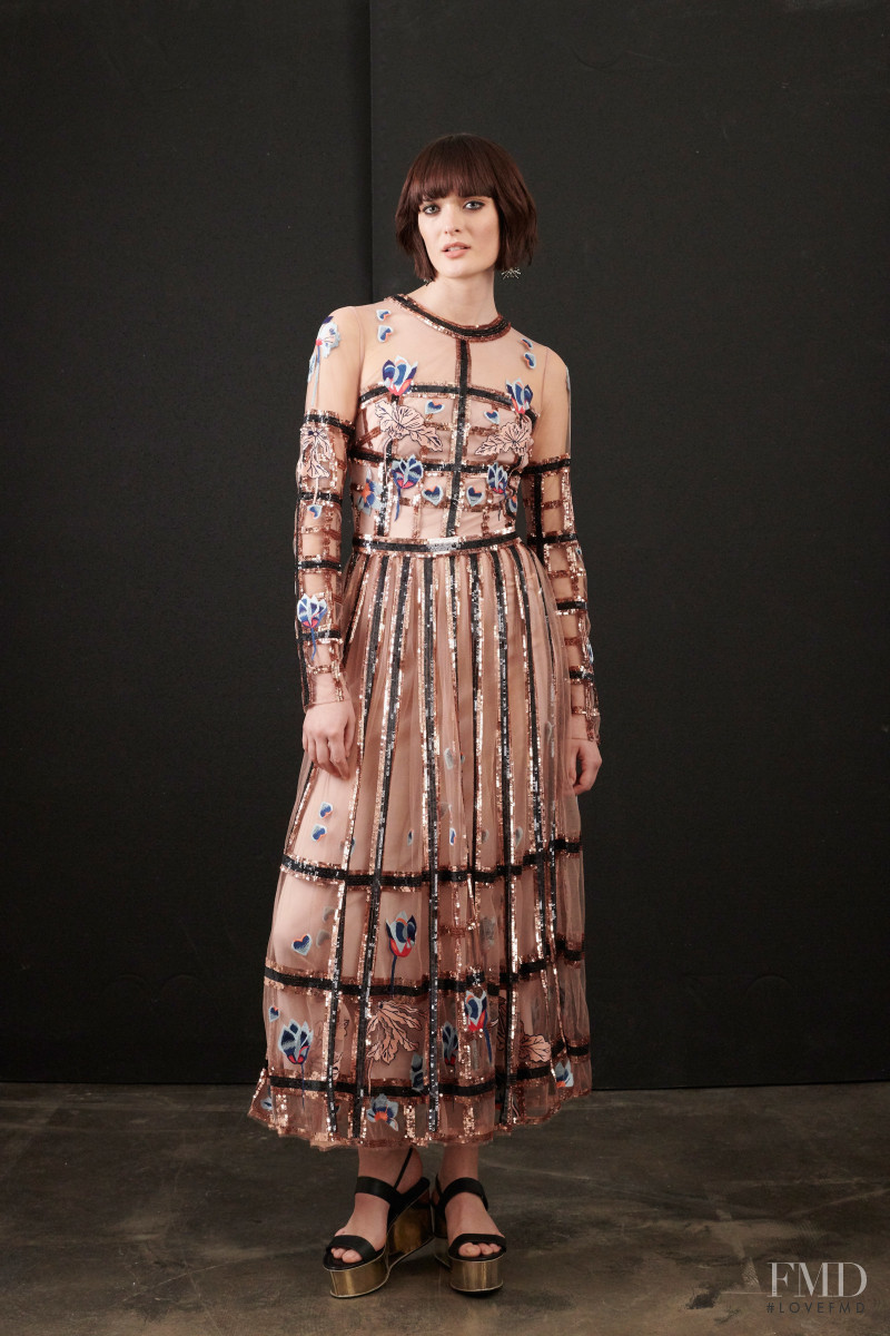Sam Rollinson featured in  the Temperley London lookbook for Pre-Fall 2019