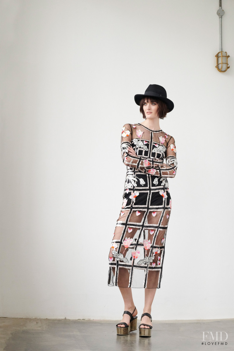 Sam Rollinson featured in  the Temperley London lookbook for Pre-Fall 2019