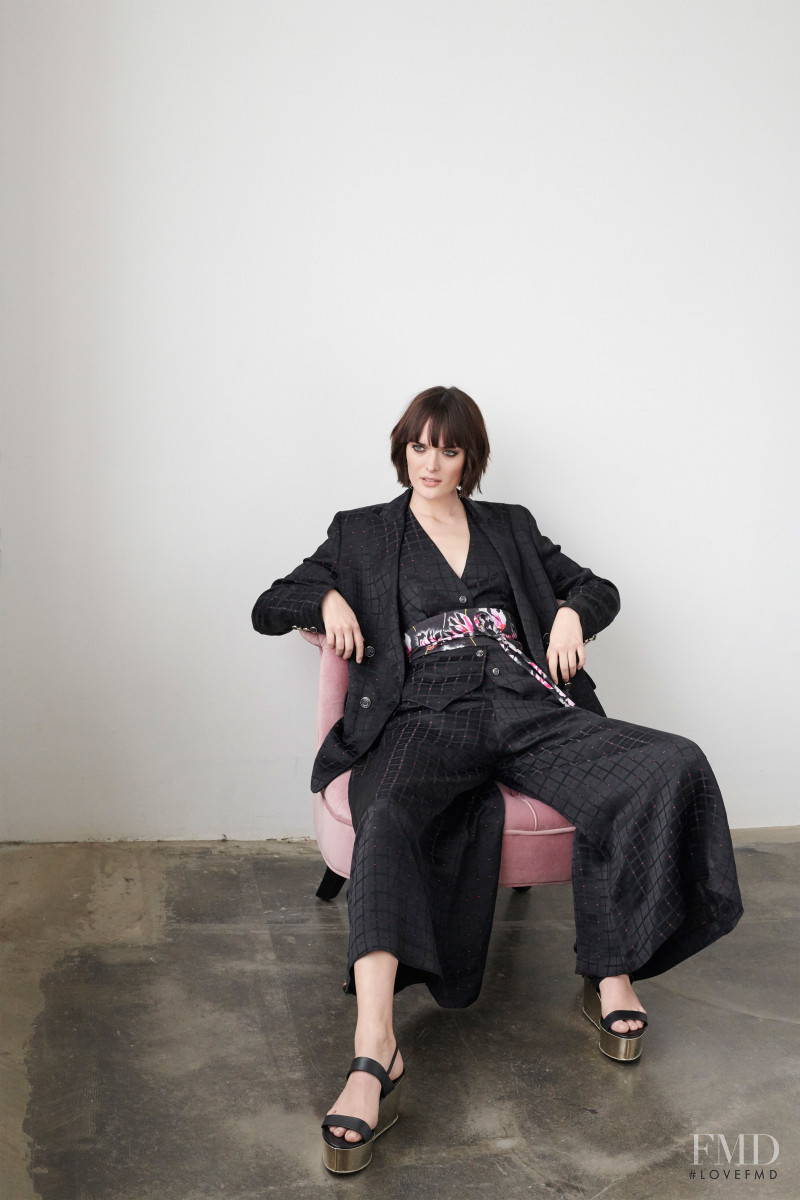 Sam Rollinson featured in  the Temperley London lookbook for Pre-Fall 2019