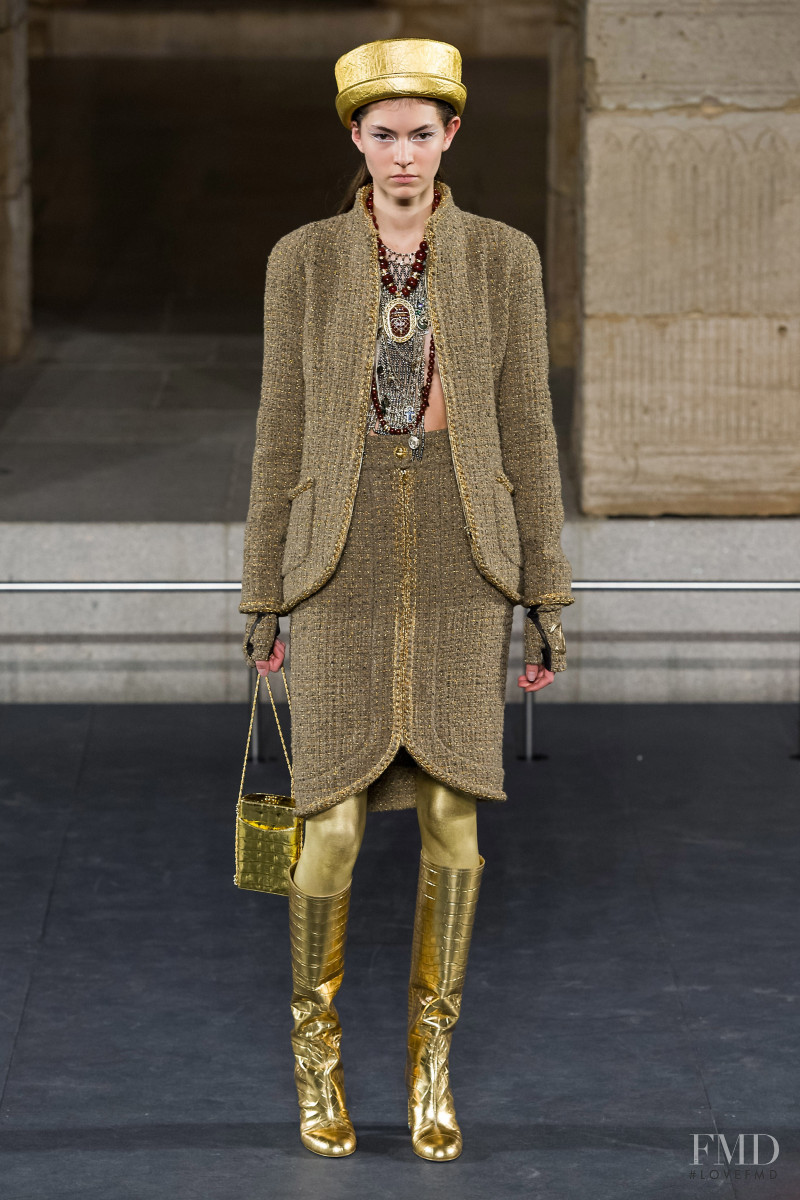 Alberte Mortensen featured in  the Chanel fashion show for Pre-Fall 2019
