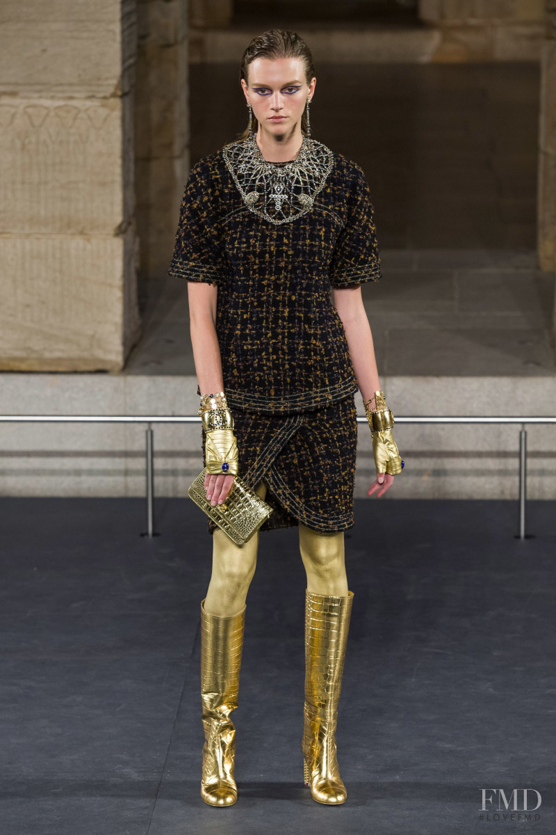 Natalie Ogg featured in  the Chanel fashion show for Pre-Fall 2019