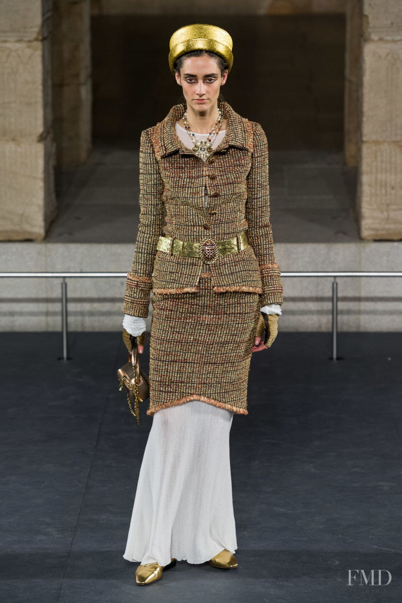 Amanda Googe featured in  the Chanel fashion show for Pre-Fall 2019