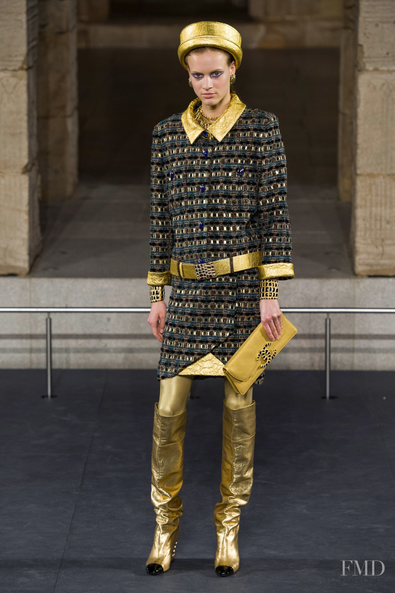 Sarah Dahl featured in  the Chanel fashion show for Pre-Fall 2019