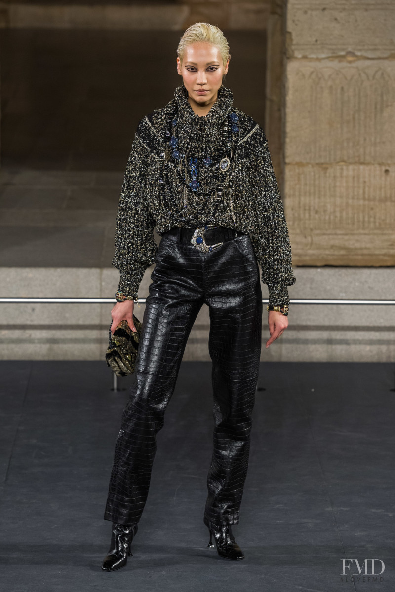 Soo Joo Park featured in  the Chanel fashion show for Pre-Fall 2019