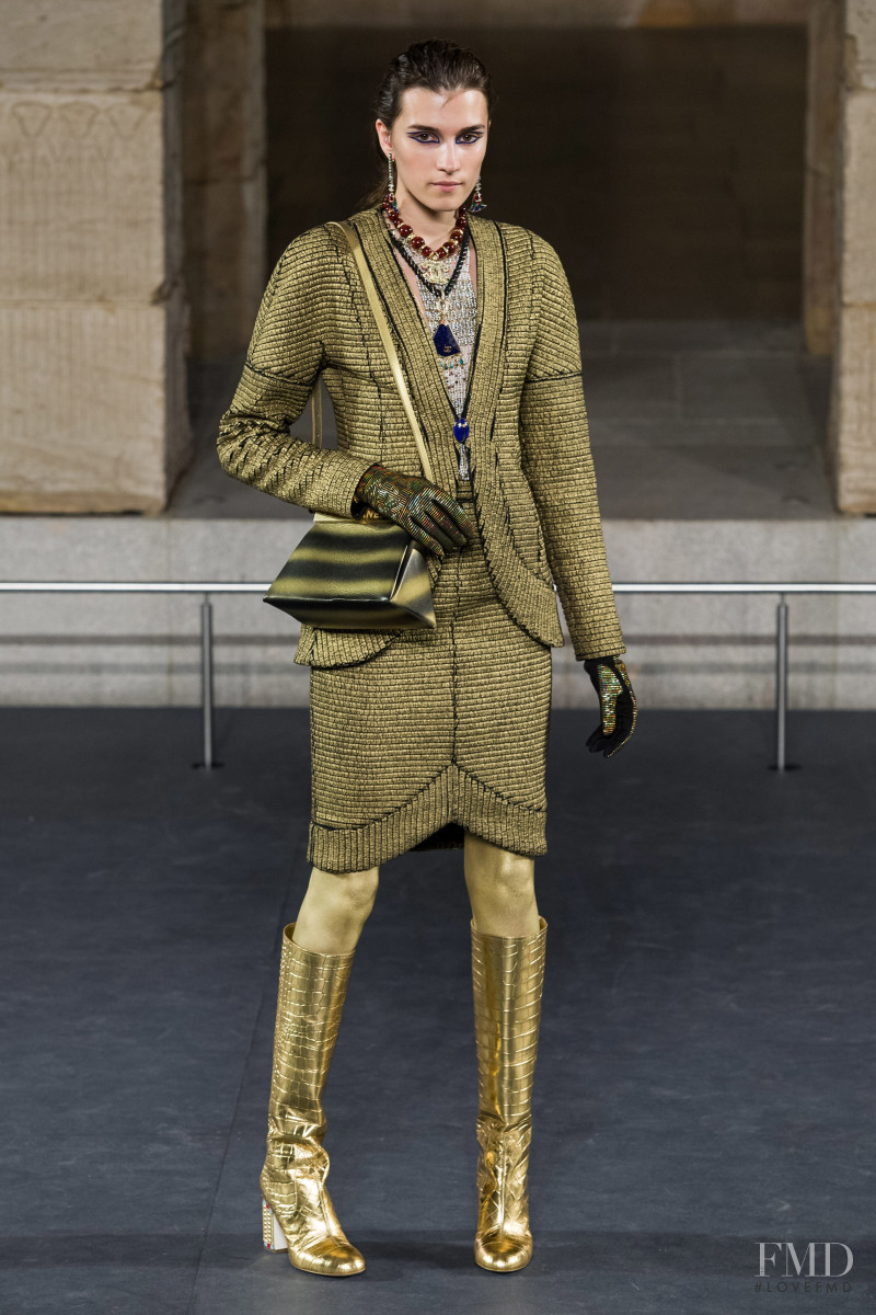 Irina Djuranovic featured in  the Chanel fashion show for Pre-Fall 2019