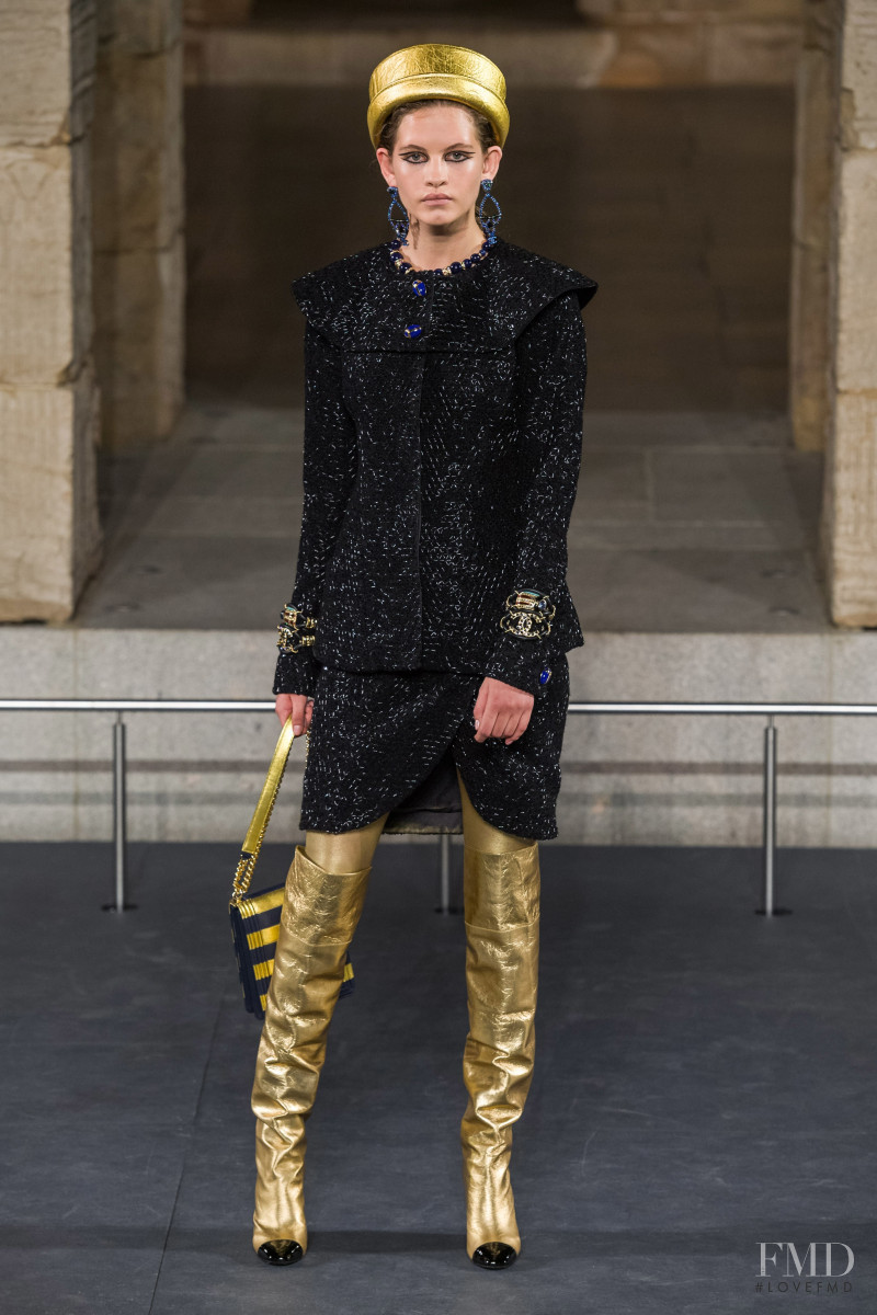 Ansolet Rossouw featured in  the Chanel fashion show for Pre-Fall 2019