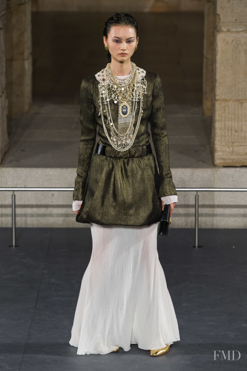 Cong He featured in  the Chanel fashion show for Pre-Fall 2019