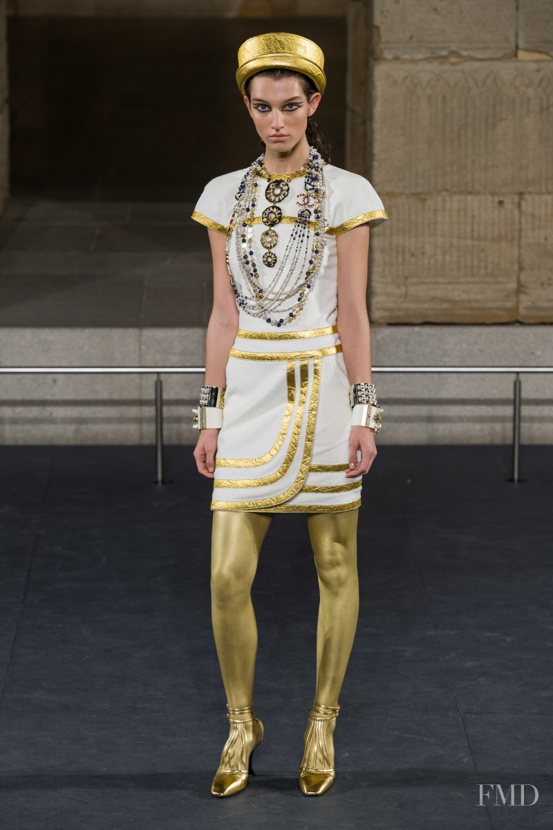 McKenna Hellam featured in  the Chanel fashion show for Pre-Fall 2019