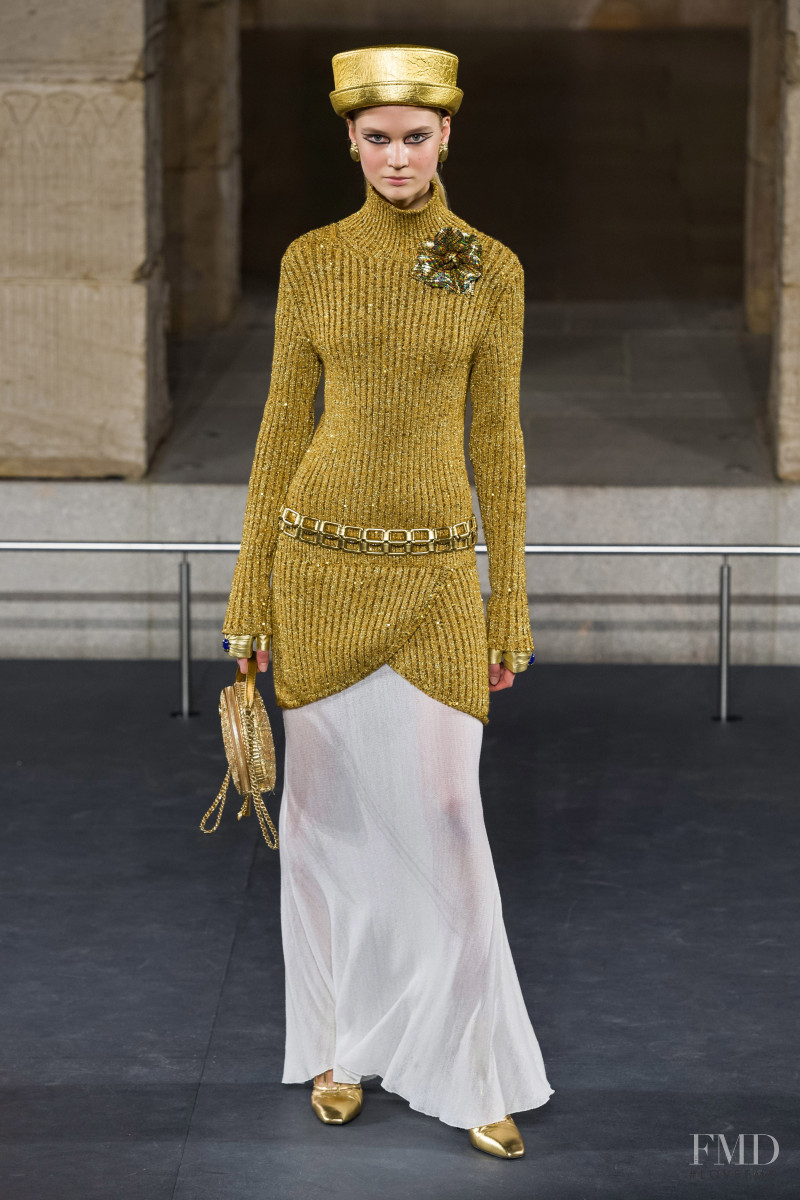Alina Egorova featured in  the Chanel fashion show for Pre-Fall 2019