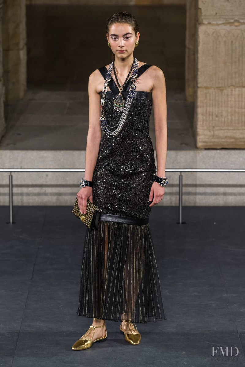 Romy Schönberger featured in  the Chanel fashion show for Pre-Fall 2019