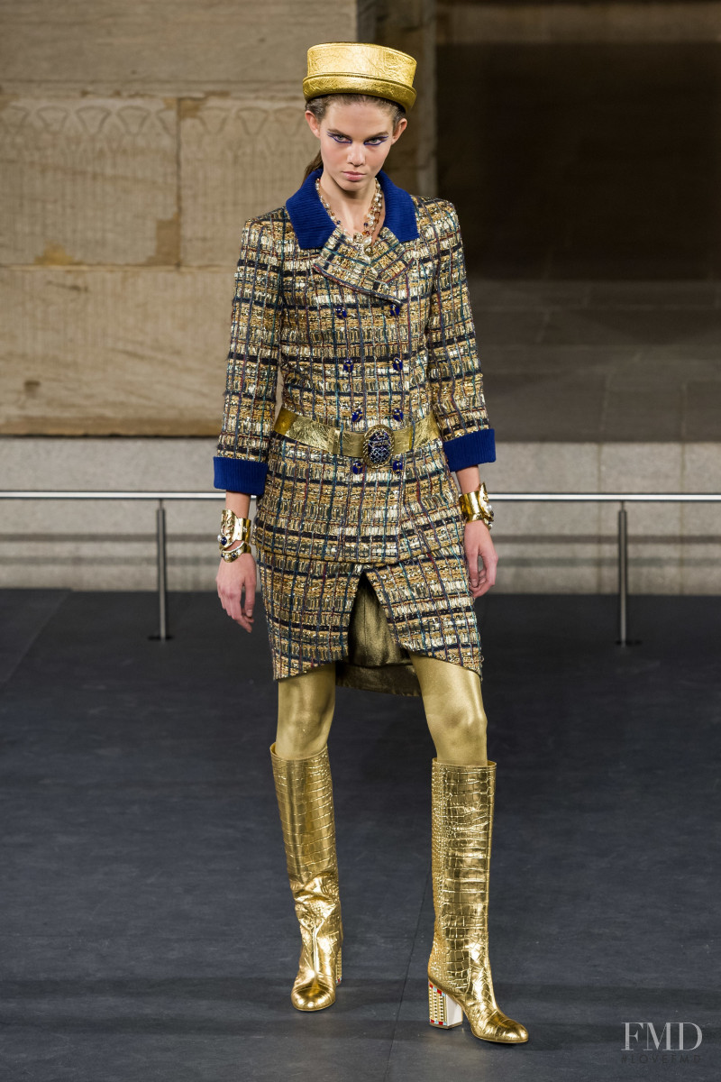 Julia Merkelbach featured in  the Chanel fashion show for Pre-Fall 2019