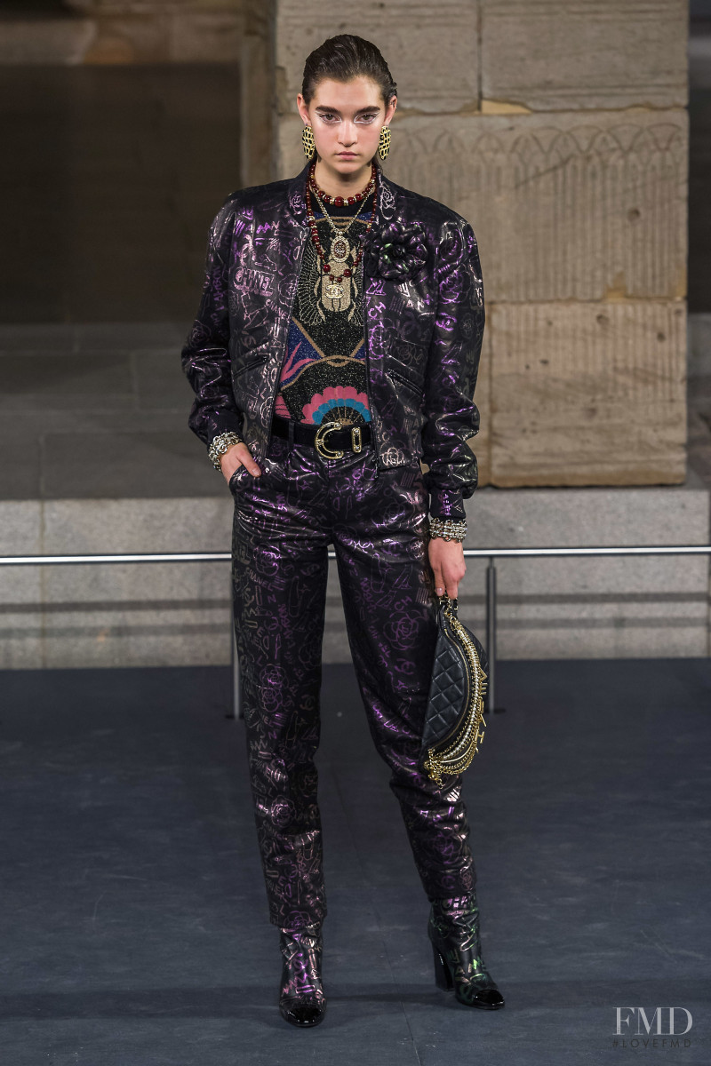 Yuliia Ratner featured in  the Chanel fashion show for Pre-Fall 2019