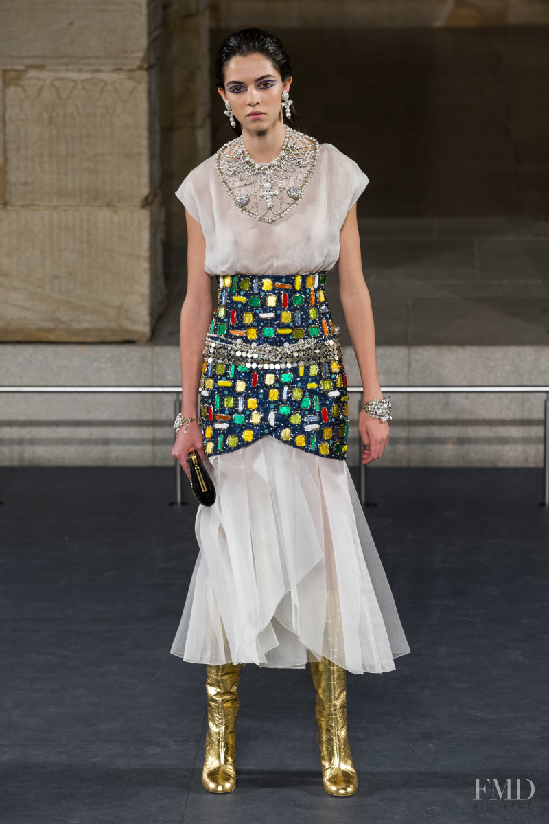 Maria Miguel featured in  the Chanel fashion show for Pre-Fall 2019