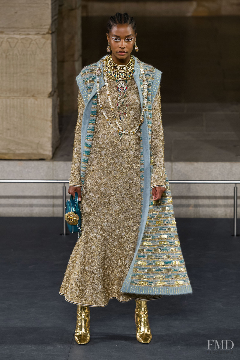 Karly Loyce featured in  the Chanel fashion show for Pre-Fall 2019