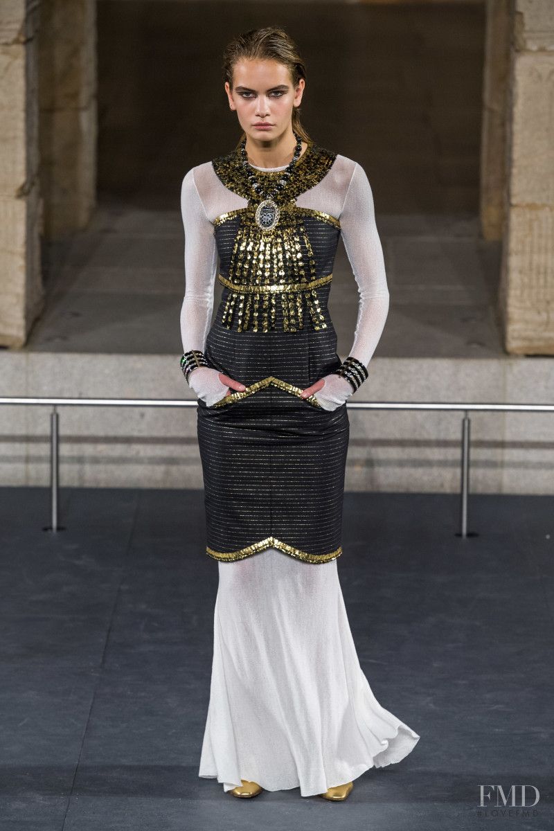 Nina Marker featured in  the Chanel fashion show for Pre-Fall 2019