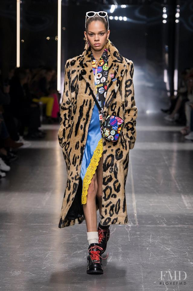 Hiandra Martinez featured in  the Versace fashion show for Autumn/Winter 2019