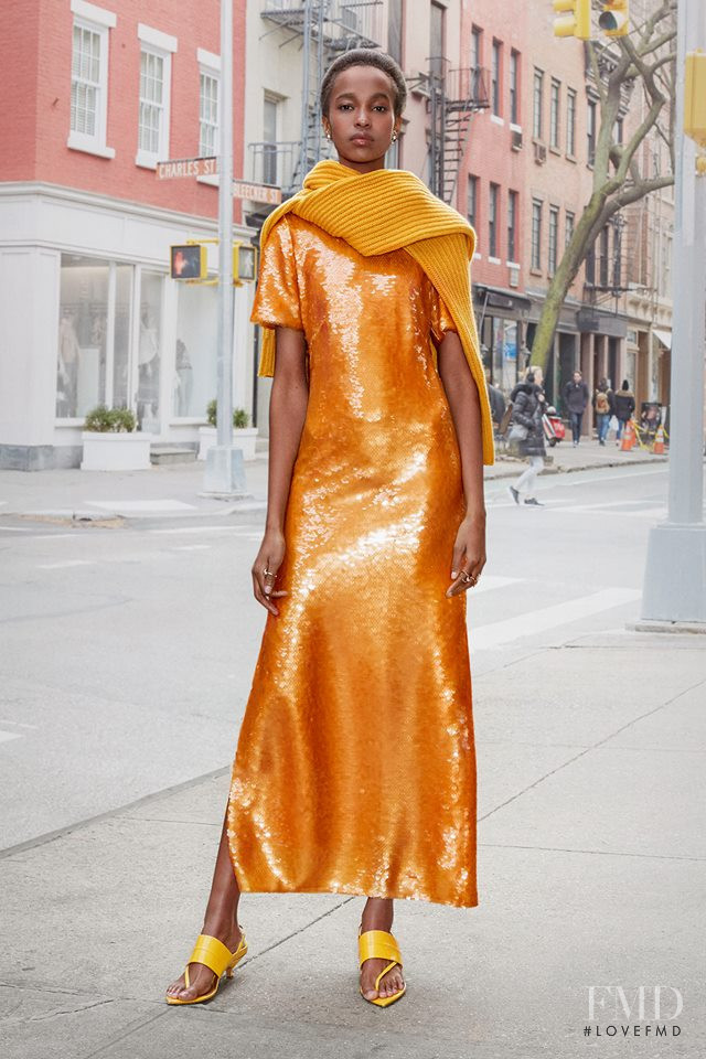 Judy Kinuthia featured in  the Prabal Gurung lookbook for Pre-Fall 2019