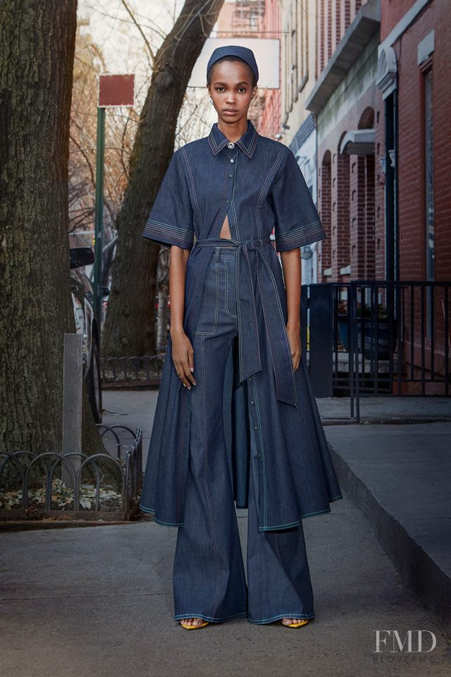 Judy Kinuthia featured in  the Prabal Gurung lookbook for Pre-Fall 2019