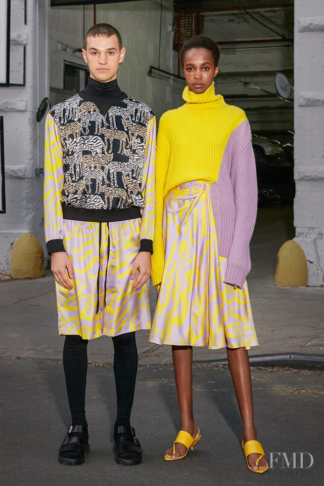 Judy Kinuthia featured in  the Prabal Gurung lookbook for Pre-Fall 2019