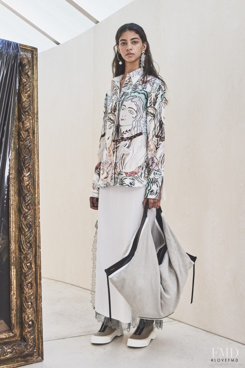 Rocio Marconi featured in  the 3.1 Phillip Lim lookbook for Pre-Fall 2019