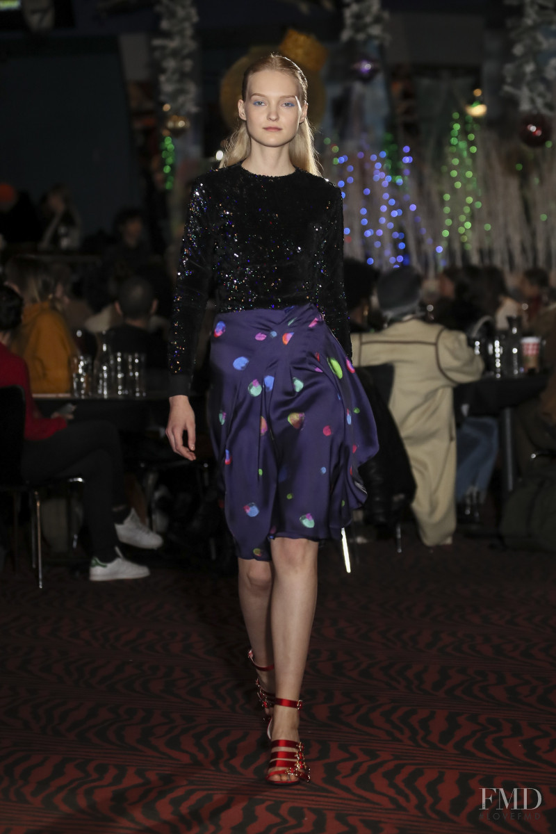 Lera Kapkaikina featured in  the Koche fashion show for Pre-Fall 2019