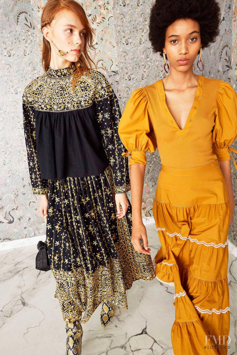 Manuela Sanchez featured in  the Ulla Johnson lookbook for Pre-Fall 2019