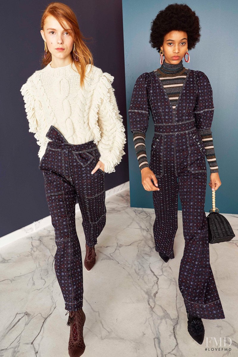 Manuela Sanchez featured in  the Ulla Johnson lookbook for Pre-Fall 2019