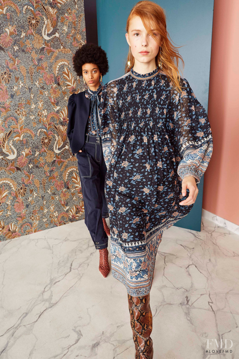 Manuela Sanchez featured in  the Ulla Johnson lookbook for Pre-Fall 2019