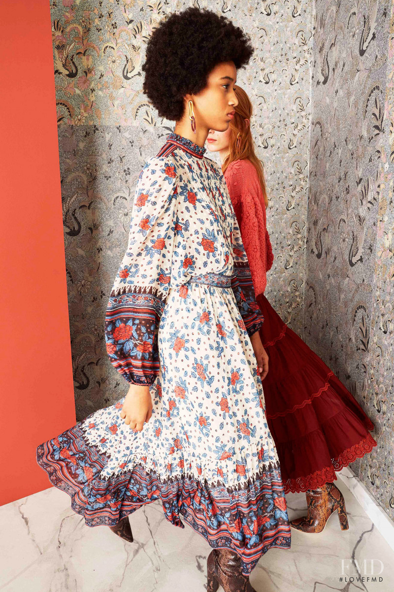 Manuela Sanchez featured in  the Ulla Johnson lookbook for Pre-Fall 2019