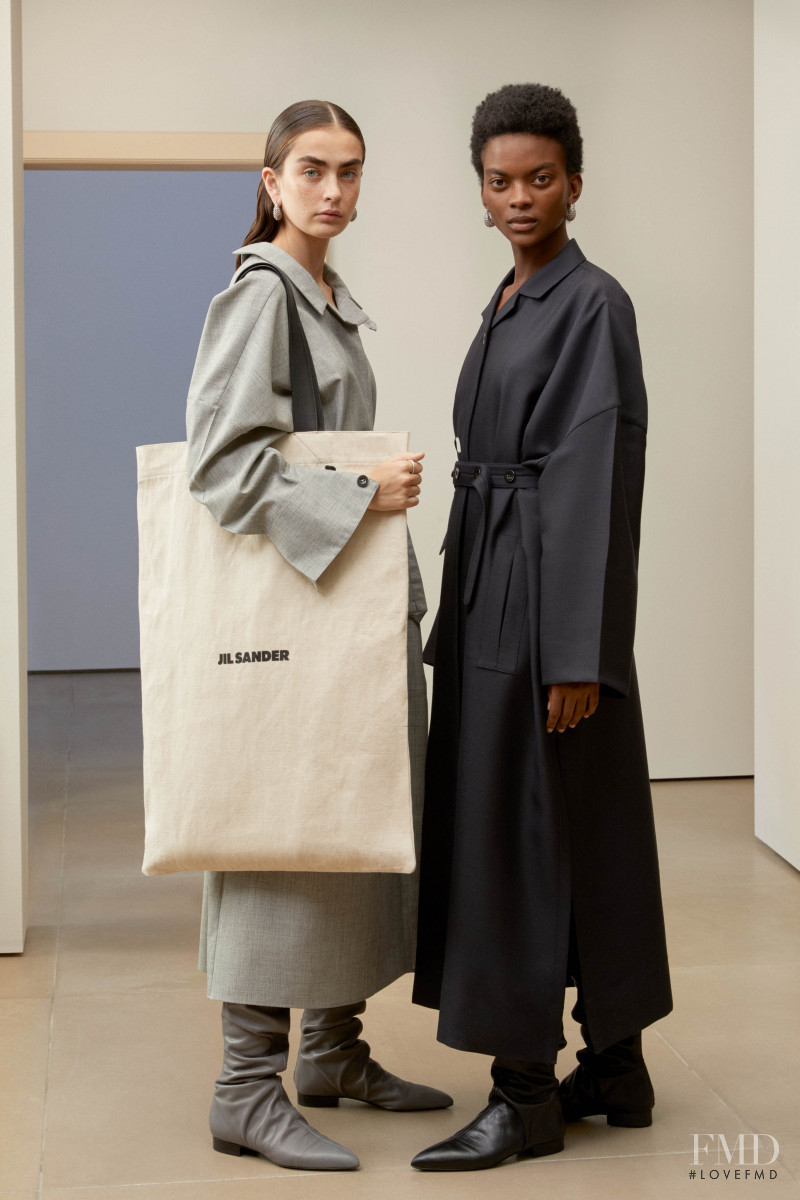 Alisha Nesvat featured in  the Jil Sander lookbook for Pre-Fall 2019