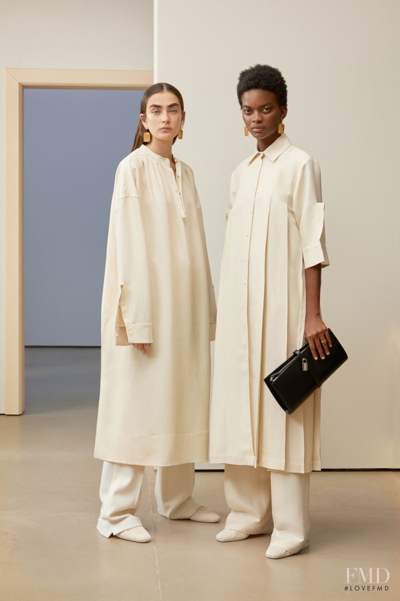 Alisha Nesvat featured in  the Jil Sander lookbook for Pre-Fall 2019