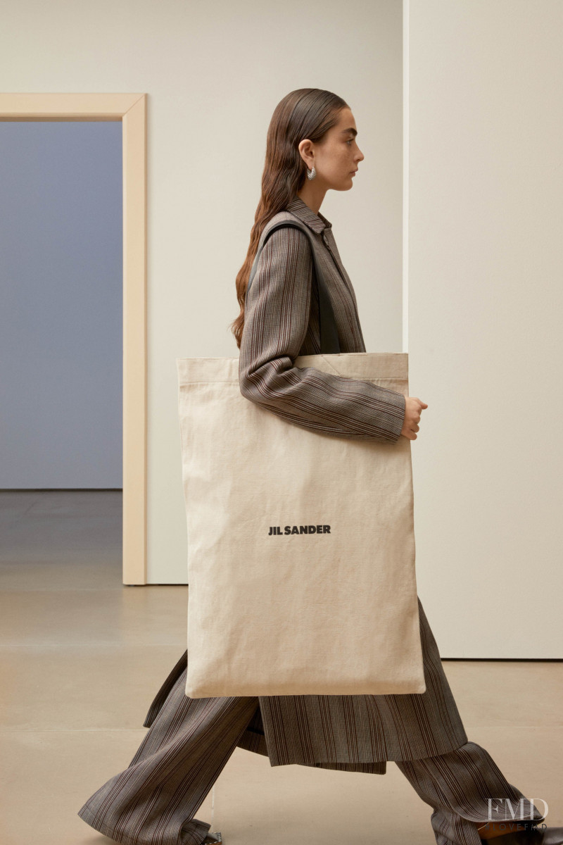 Alisha Nesvat featured in  the Jil Sander lookbook for Pre-Fall 2019