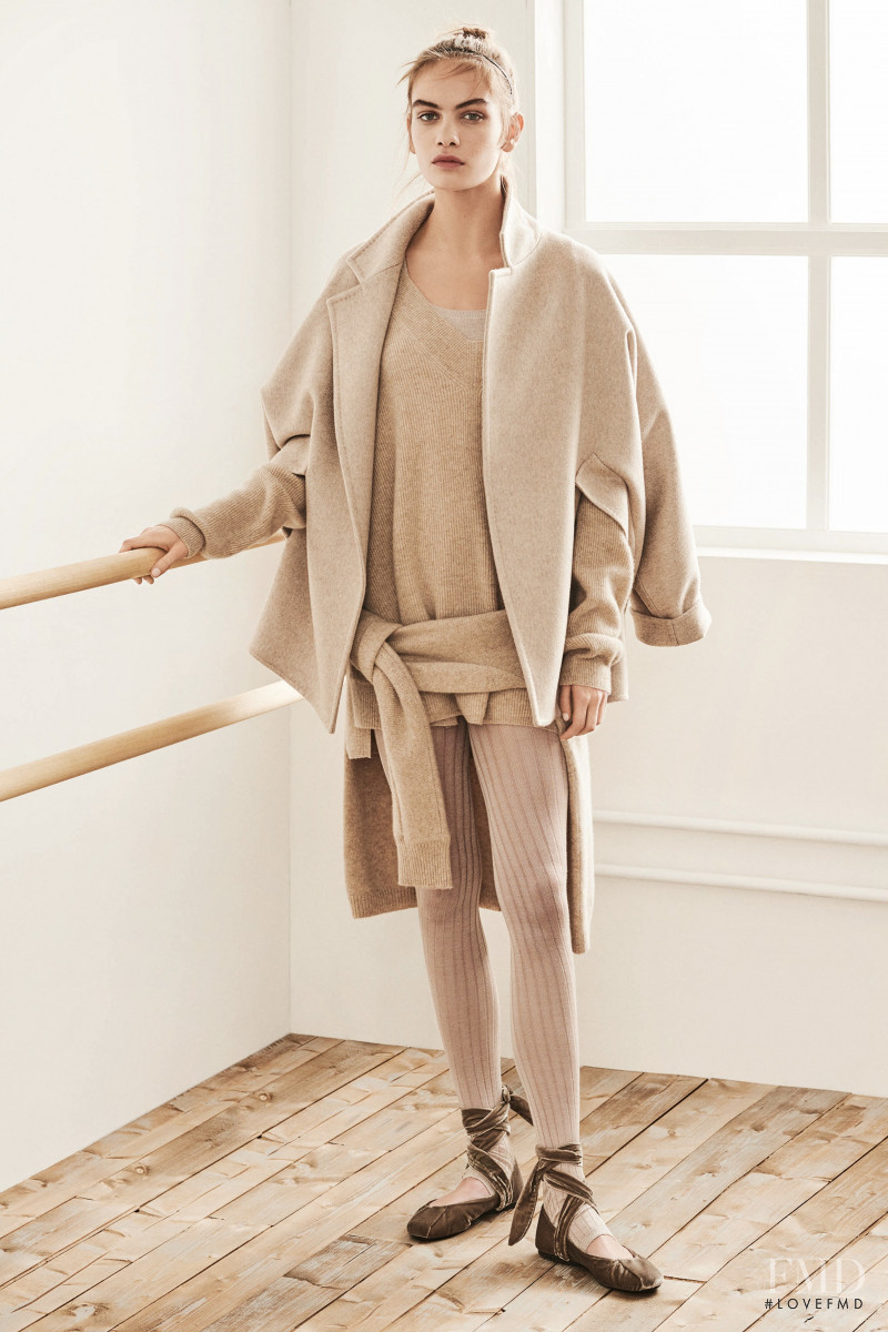 Nina Marker featured in  the Max Mara lookbook for Pre-Fall 2019