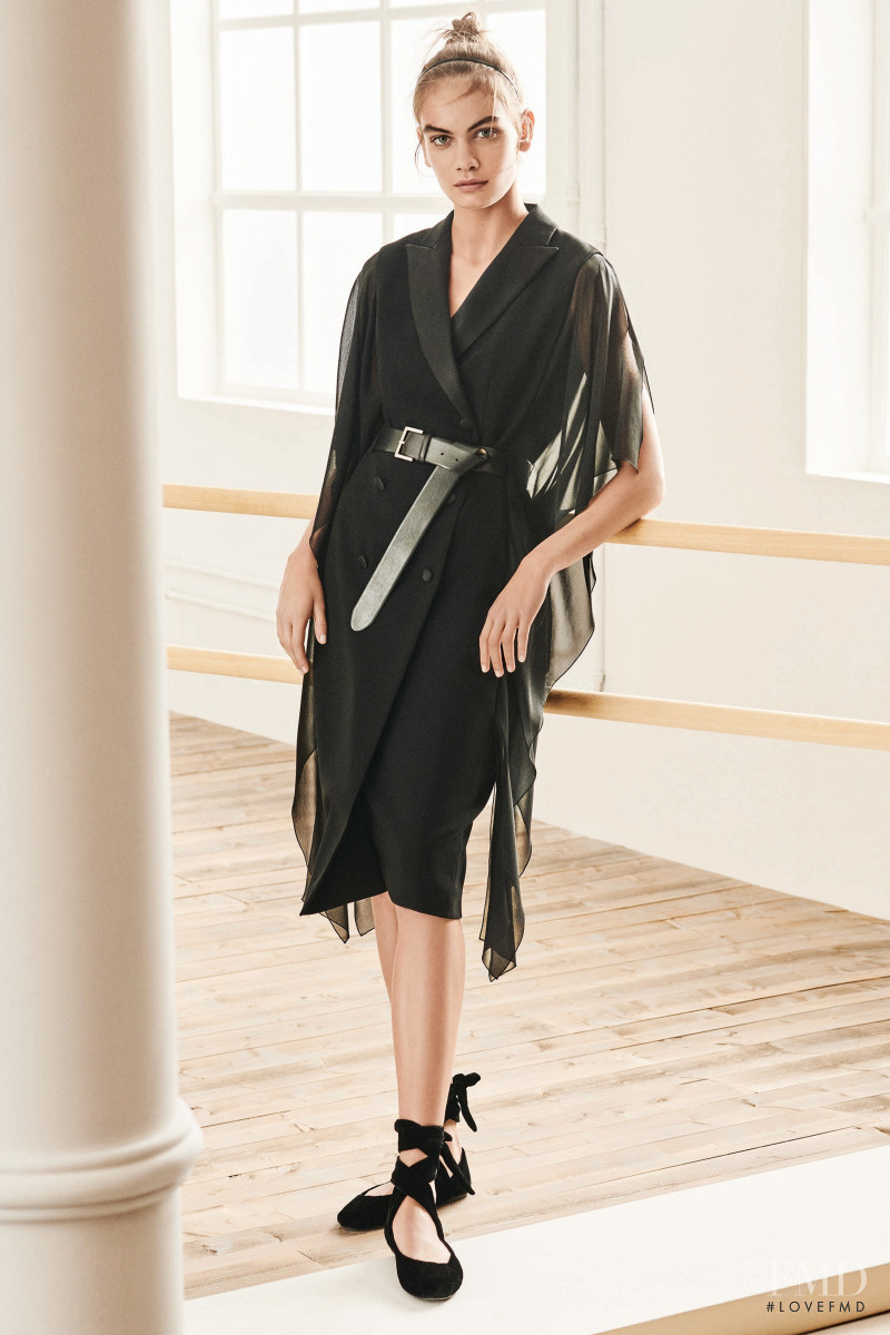 Nina Marker featured in  the Max Mara lookbook for Pre-Fall 2019