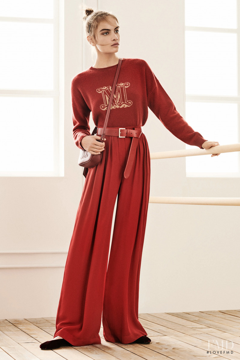 Nina Marker featured in  the Max Mara lookbook for Pre-Fall 2019