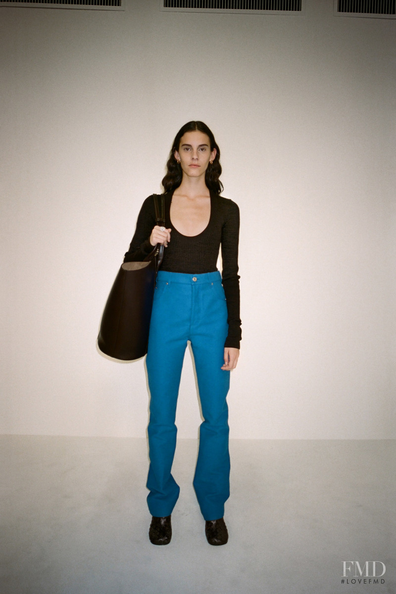 Cyrielle Lalande featured in  the Bottega Veneta lookbook for Pre-Fall 2019