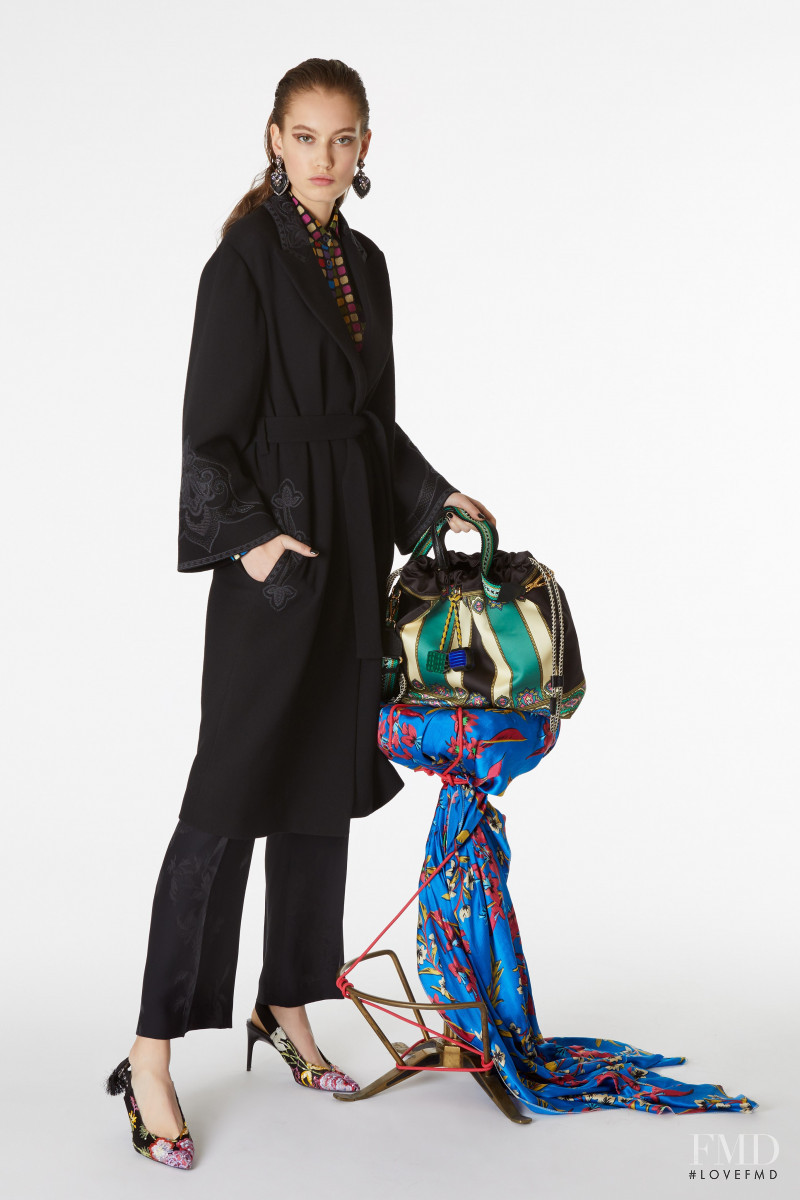 Laura Bogesvang Sorensen featured in  the Etro lookbook for Pre-Fall 2019