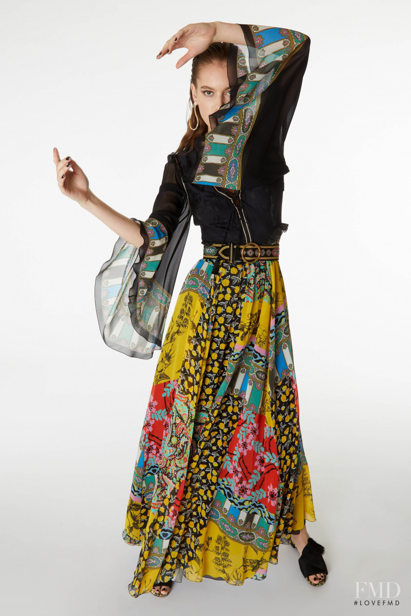 Laura Bogesvang Sorensen featured in  the Etro lookbook for Pre-Fall 2019