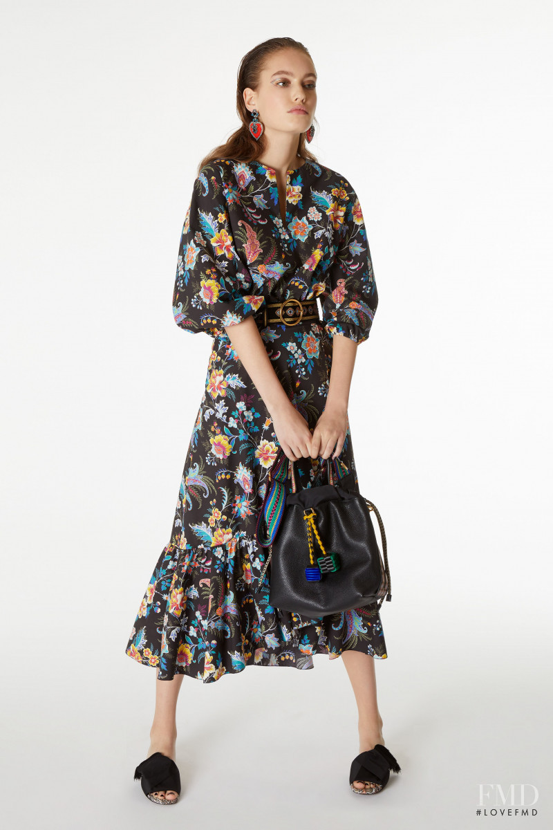 Laura Bogesvang Sorensen featured in  the Etro lookbook for Pre-Fall 2019